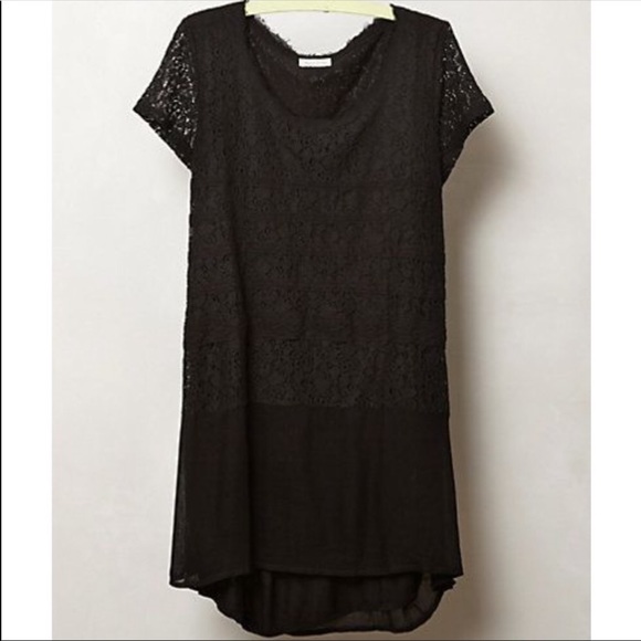 Anthropologie Tops - 🍾 Anthropologie Meadow Rue Nightfall lace tunic